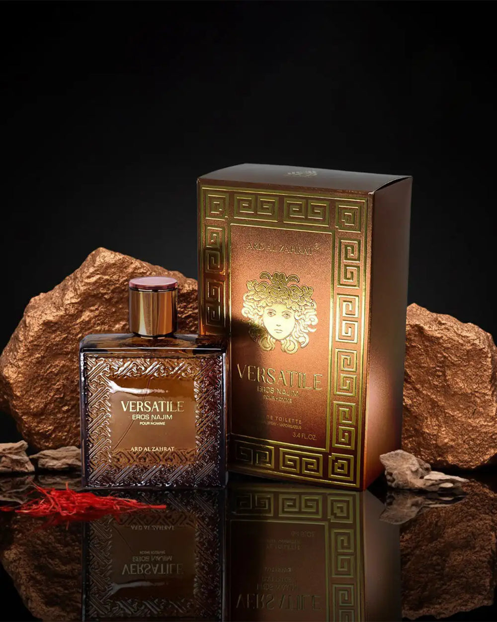 Versatile Eros Najim Eau de Toilette – 100ml Men’s Oriental Woody Perfume Bottle
