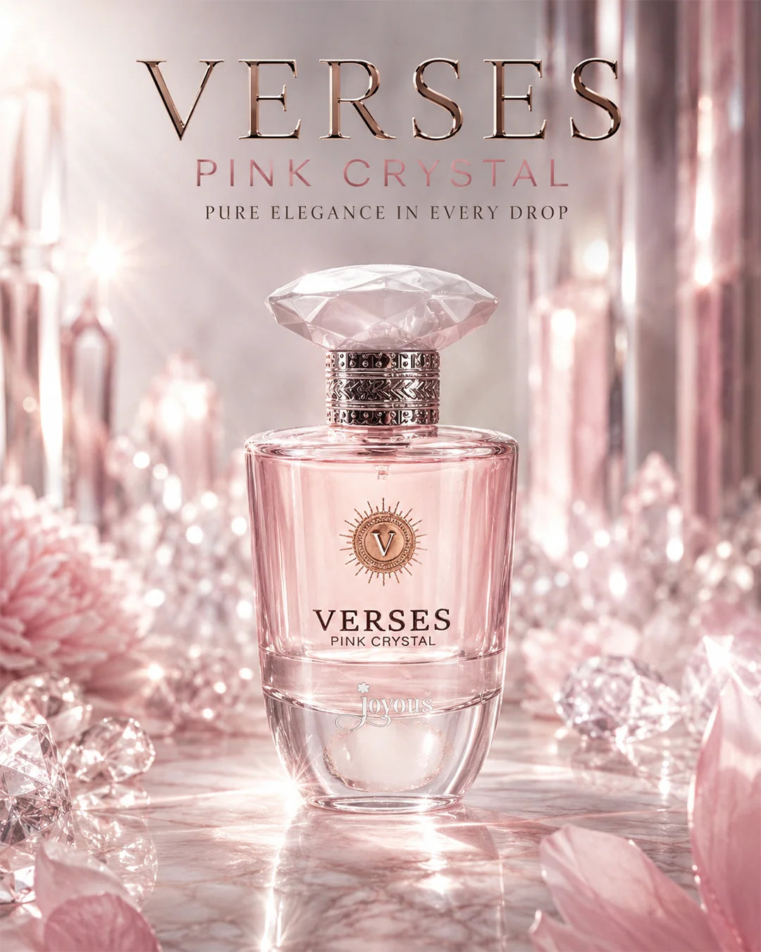 Verses Pink Crystal Perfume Bottle and Box – Eau de Parfum 100ml_1
