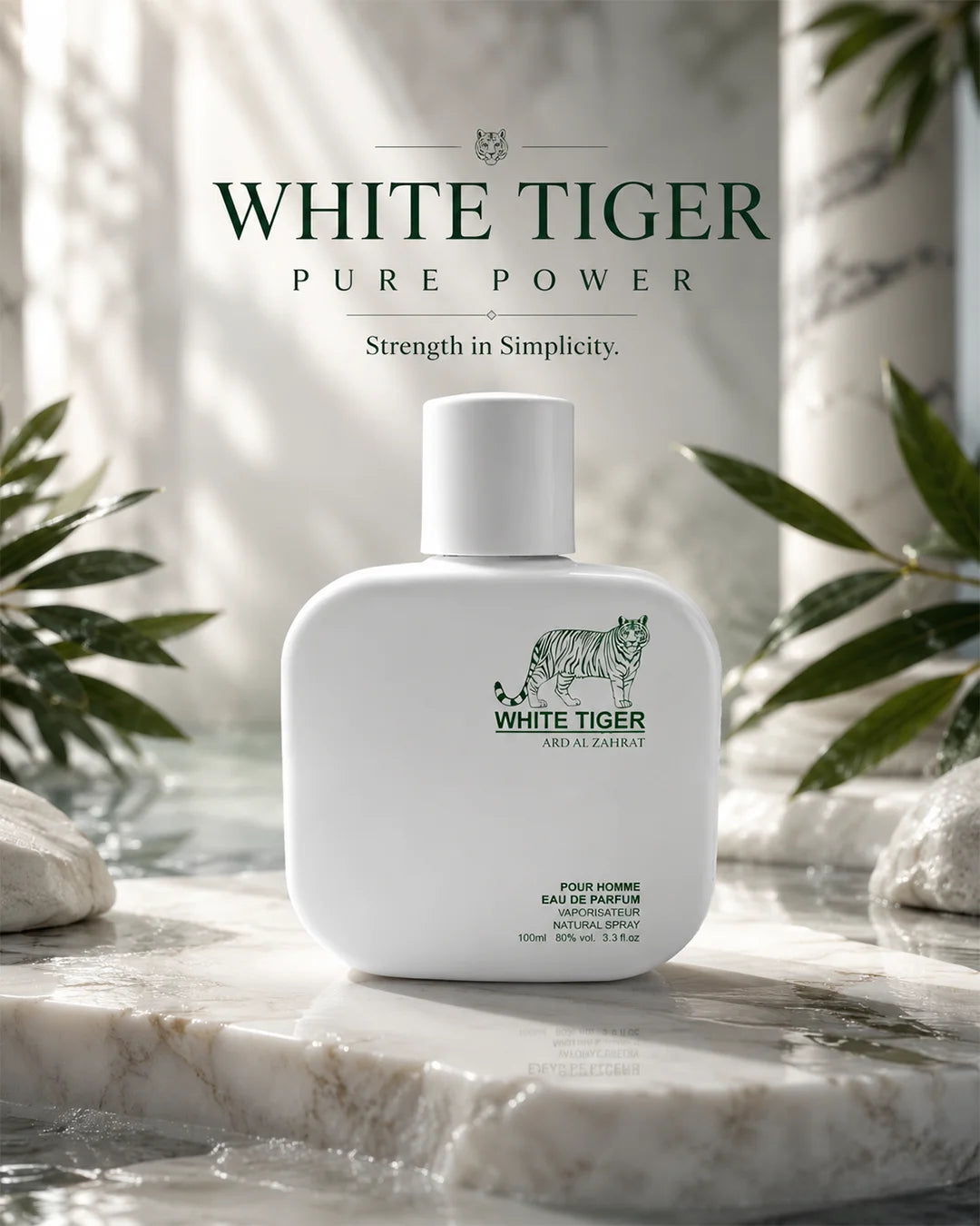 White Tiger Eau de Parfum – Fresh Woody Men’s Perfume – 100ml_1