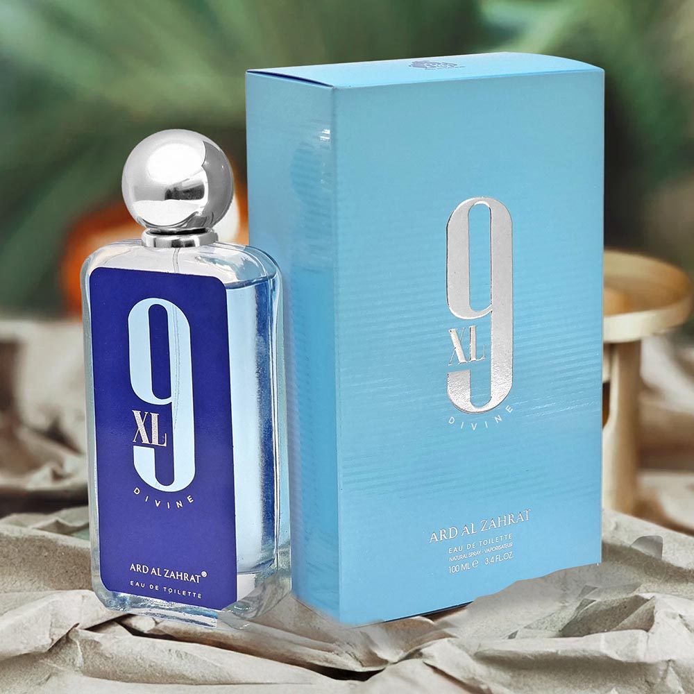 XL 9 Divine Perfume Bottle and Box – 100ml Eau de Toilette