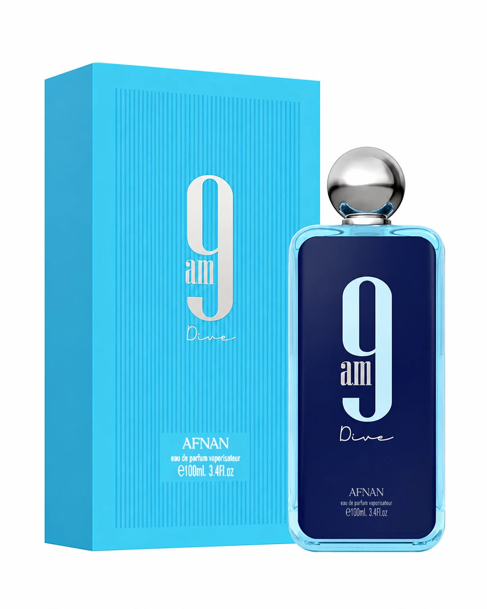 Afnan 9 AM Dive Eau de Parfum 100ml unisex perfume bottle