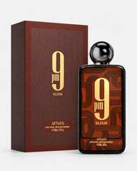 Afnan 9 PM Elixir Extrait de Parfum 100ml bottle with original box