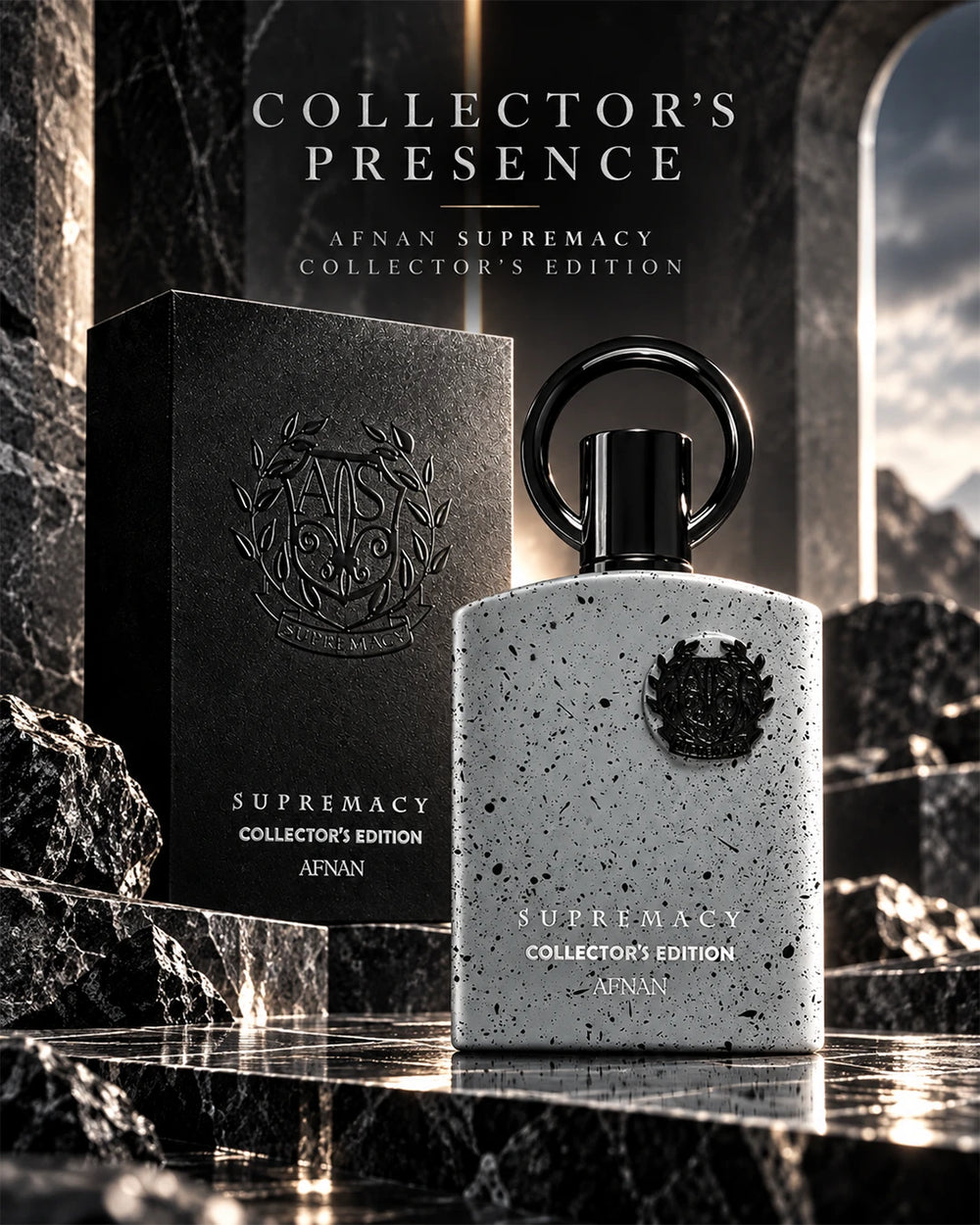 Afnan Supremacy Collector's Edition men’s fragrance with a floral fruity woody amber character