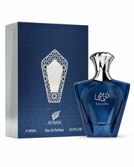 Afnan Turathi Blue Eau de Parfum 90ml with box and bottle