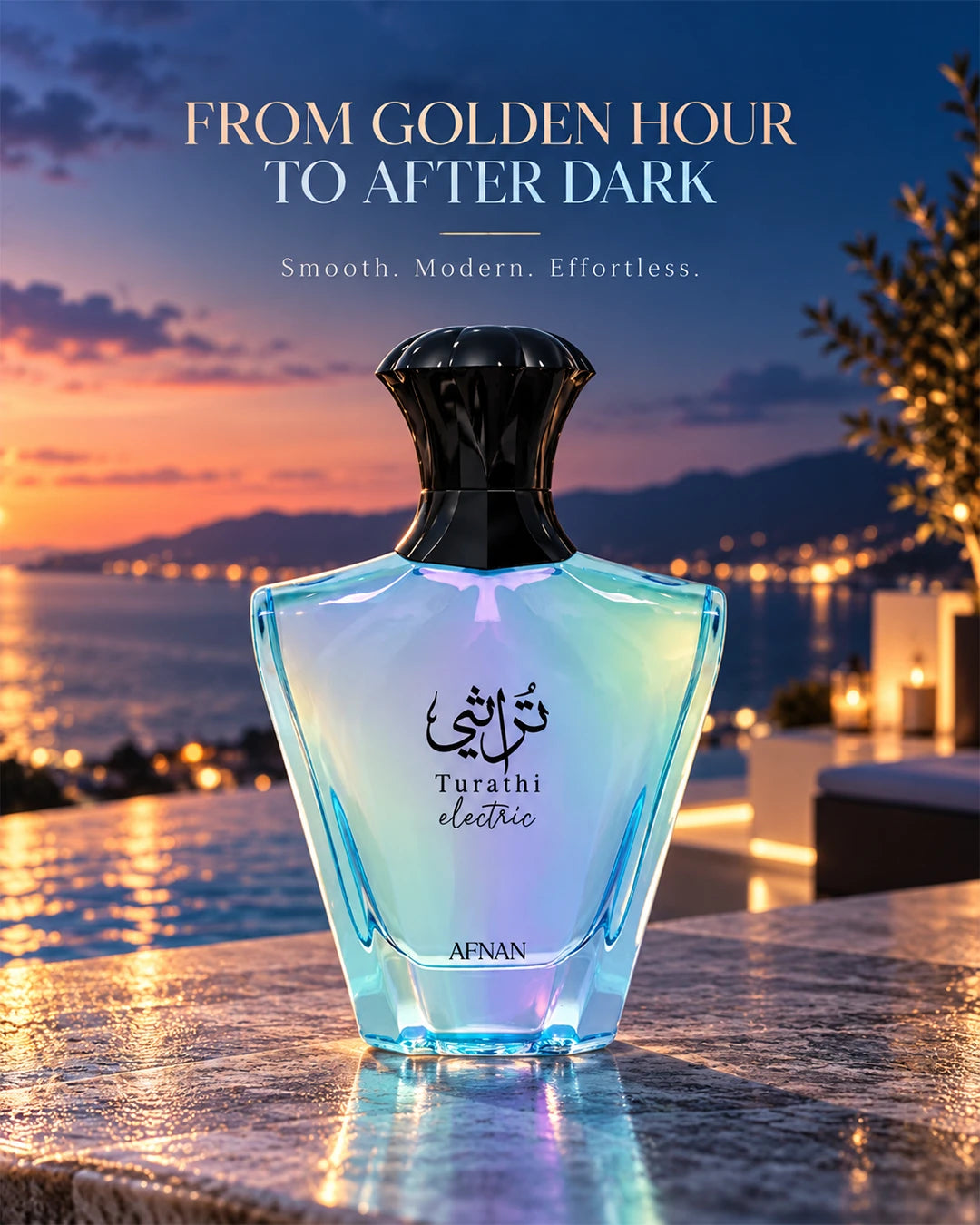 Afnan Turathi Electric Eau de Parfum for evening and after dark