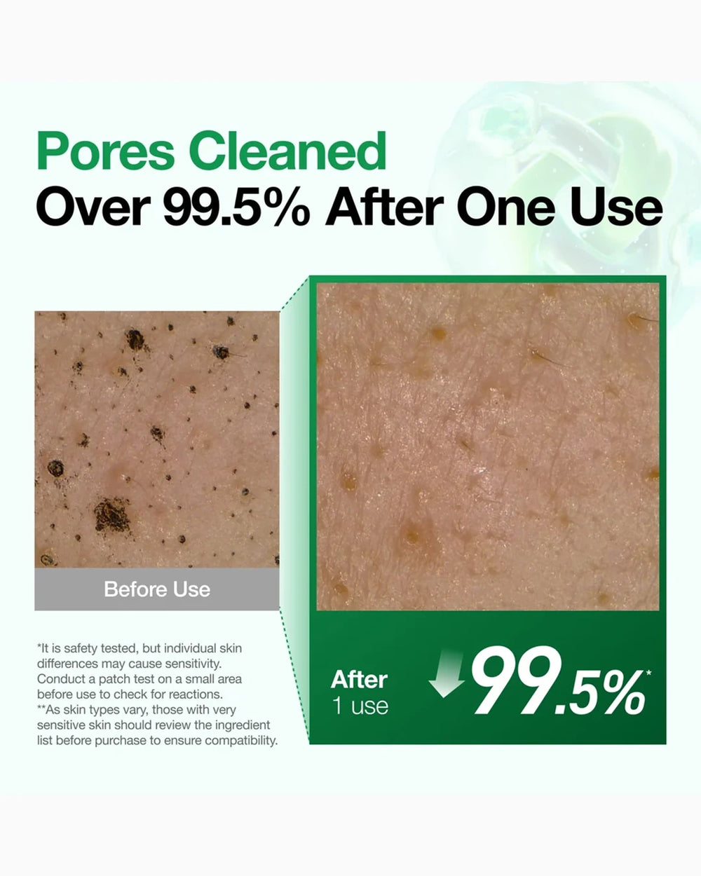 Anua Heartleaf Quercetinol cleansing foam pore cleaning test after one use