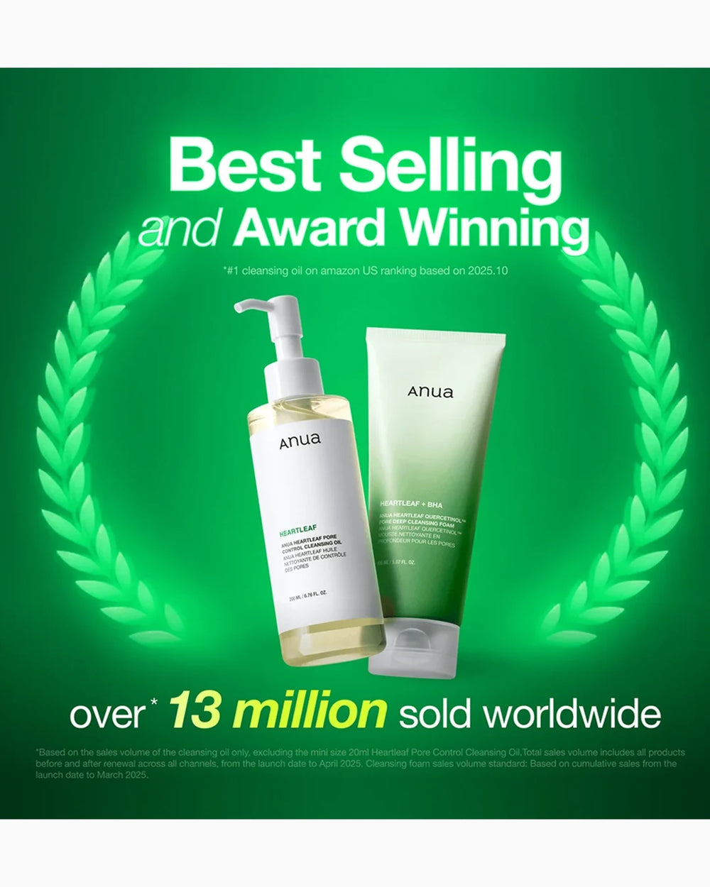 Anua Heartleaf cleansing oil and pore deep cleansing foam best selling duo