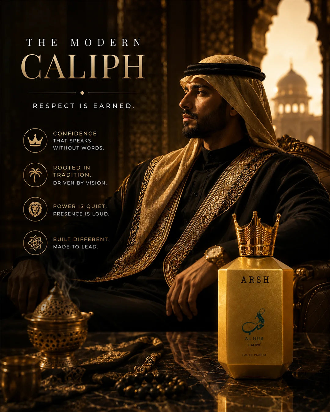 عطر عرش الحب كاليڤ – عطر عربي فاخر بطابع ملكي 100 مل
