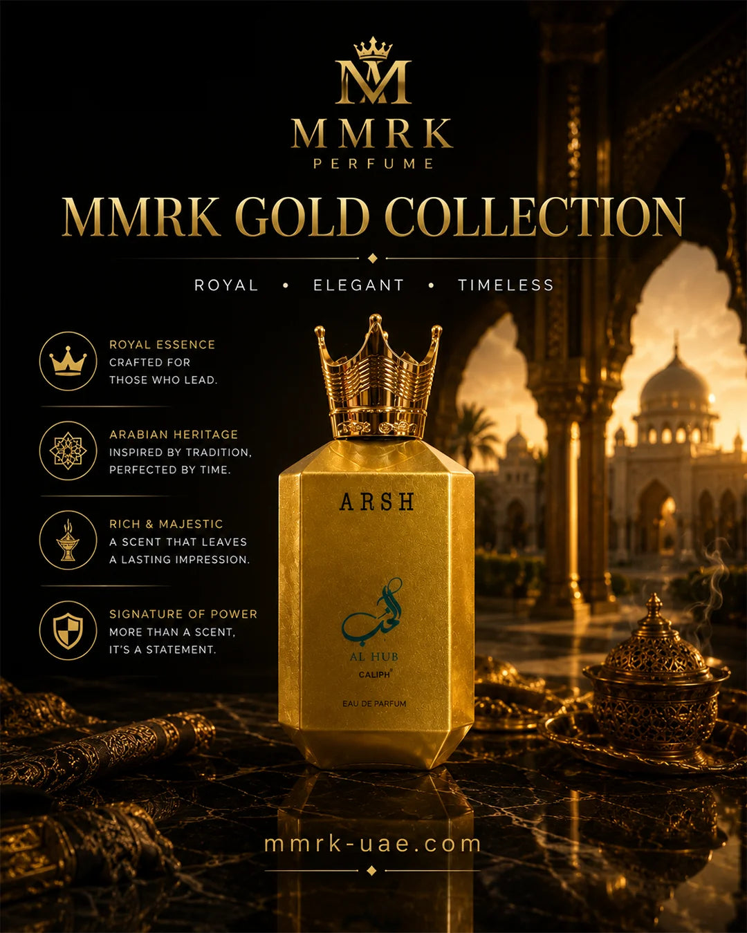 عطر عرش الحب كاليڤ – عطر عربي فاخر بطابع ملكي 100 مل