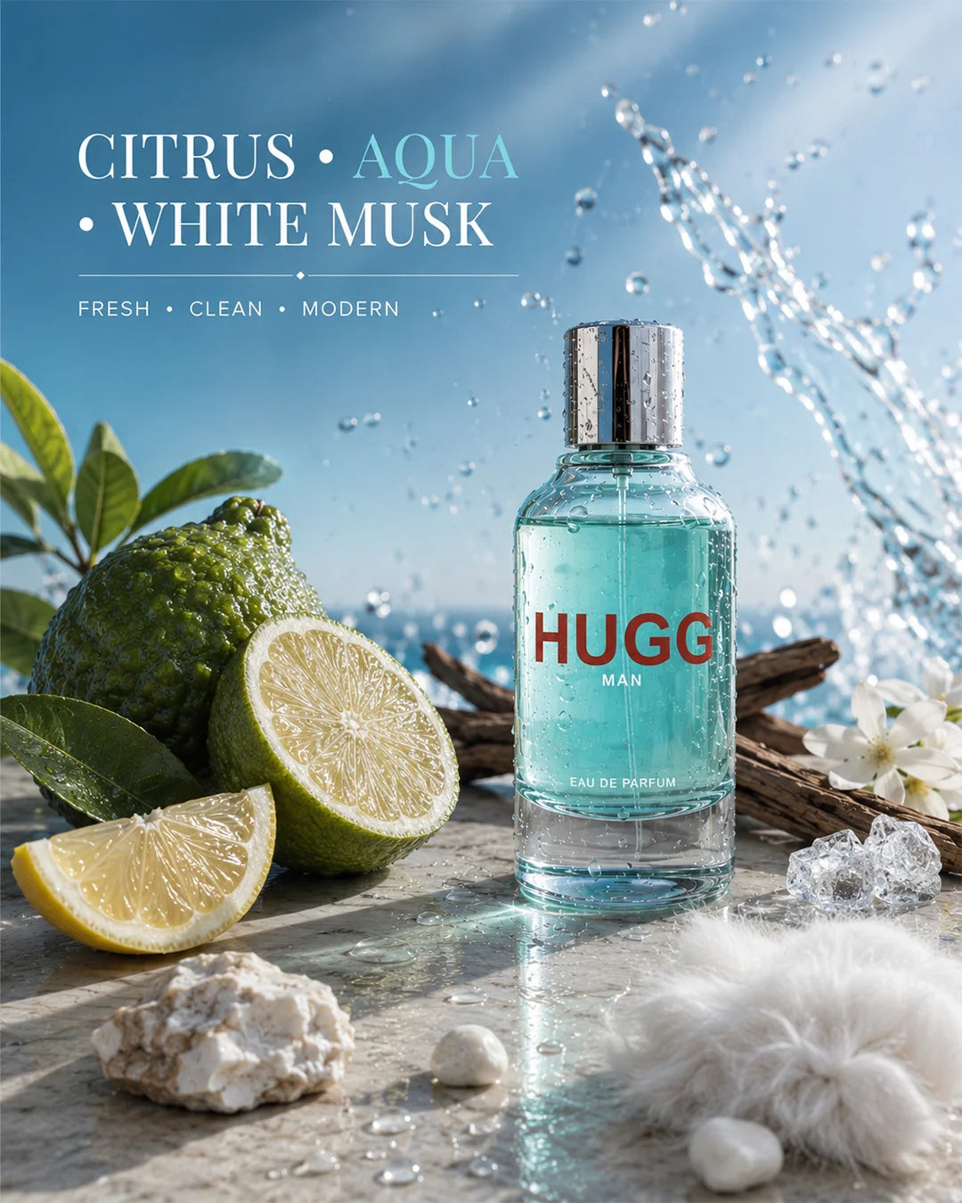Caliph Hugg Man Eau de Parfum – Luxury Strong Arabic Long Lasting Perfume for Men