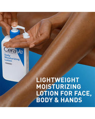 CeraVe Daily Moisturizing Lotion lightweight moisturizer for face body and hands