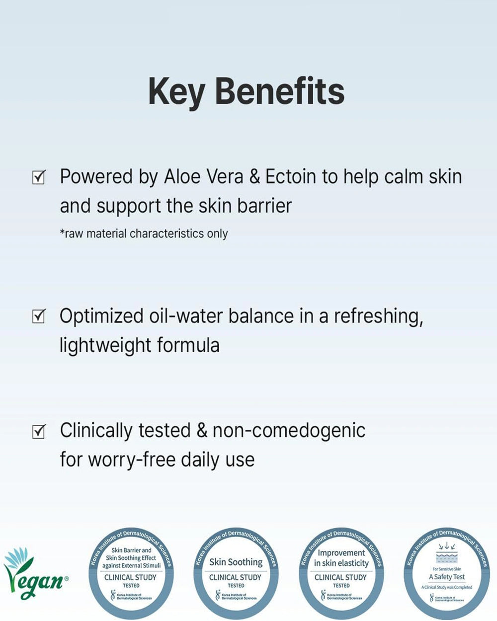 Dr. Althea 147 Barrier Cream benefits infographic showing moisture balance, skin barrier support and lightweight hydration