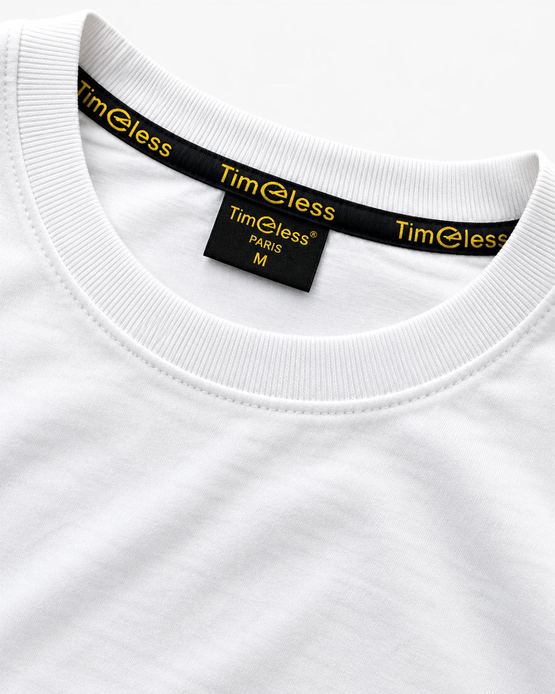 Close-up detail of duck streetwear graphic print on oversized T-shirt