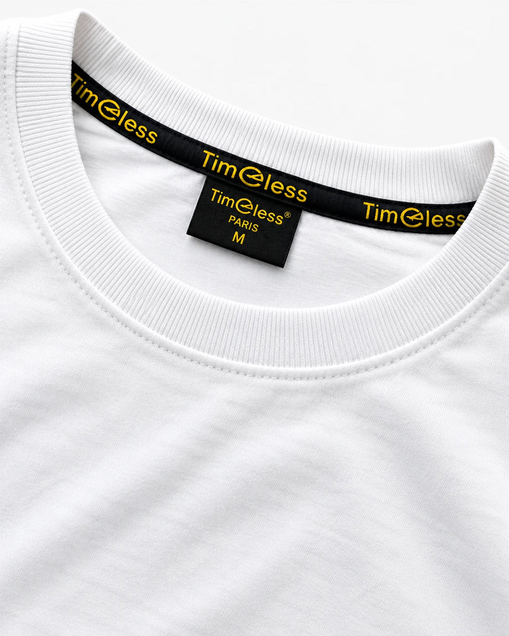 Close-up detail of duck streetwear graphic print on oversized T-shirt