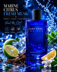 Love De Ruzz Just Cool Perfume for Men – Fresh Aquatic Cool Fragrance 120ml