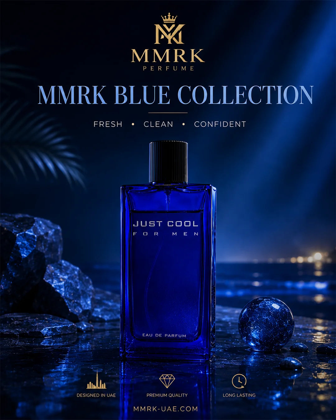 Love De Ruzz Just Cool Perfume for Men – Fresh Aquatic Cool Fragrance 120ml