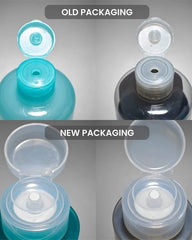 Luxe Organix First Cleanse Acne Derm+ Micellar Cleansing Water old and new packaging comparison