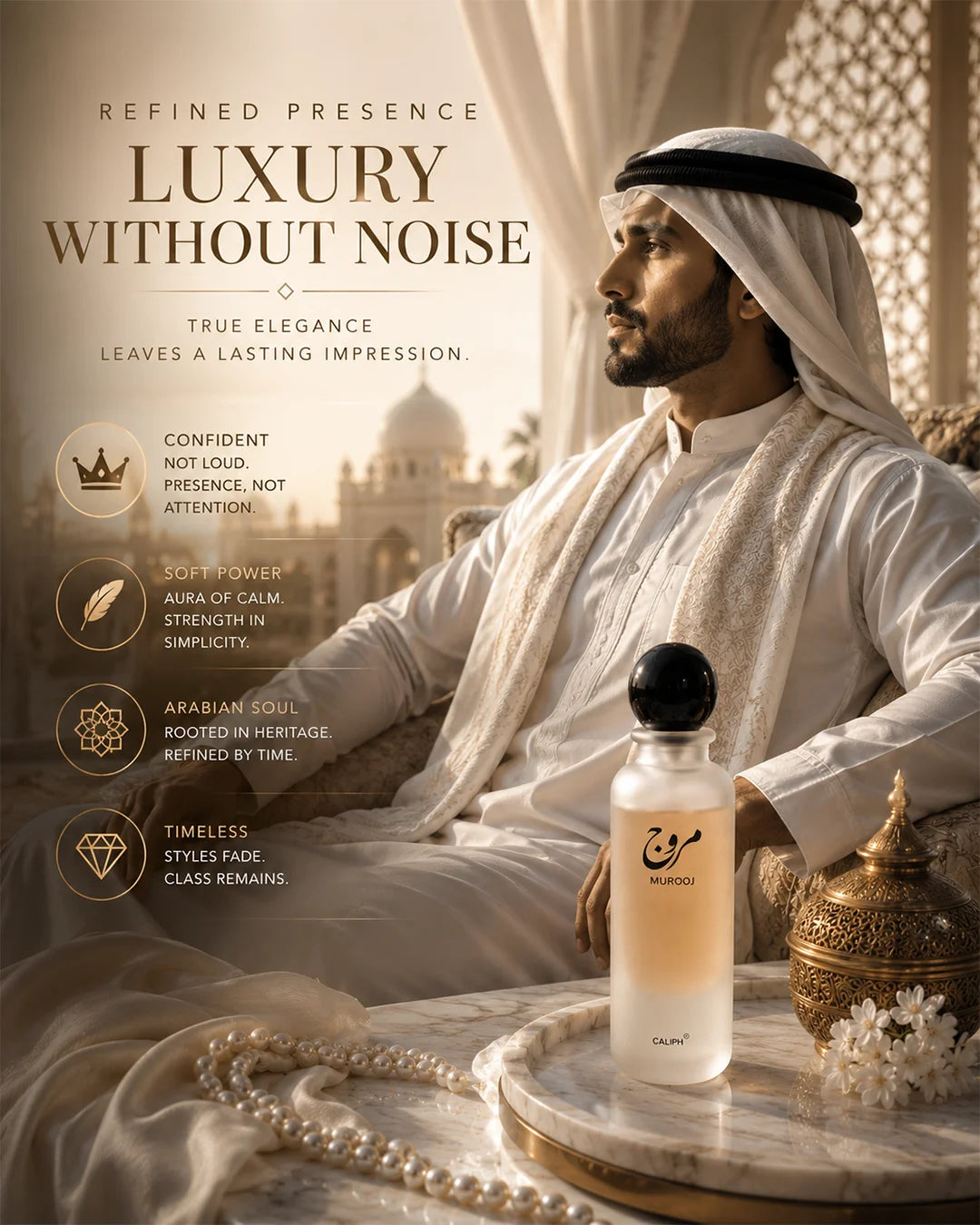 Murooj Caliph Eau de Parfum for Men 80ml