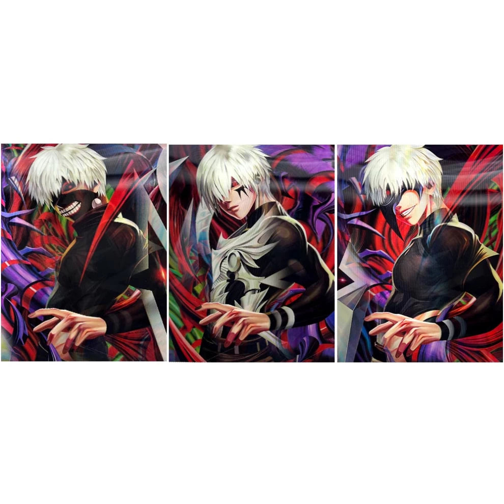Anime Tokyo Ghoul: Ken Kaneki 3D Poster (3 in 1) - Vers.1