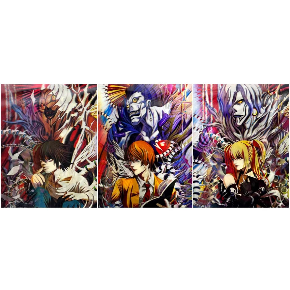 Anime Death Note 3D Poster (3 in 1)- Vers.1