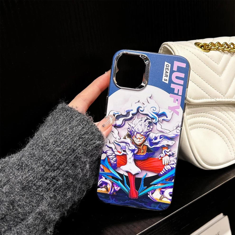 Anime One Piece: Luffy's Gear 5 Phone Case - Vers.3 (For iPhone)