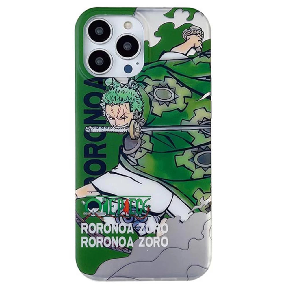 Anime One Piece: Roronoa Zoro Phone Case - Vers.3 (For iPhone)