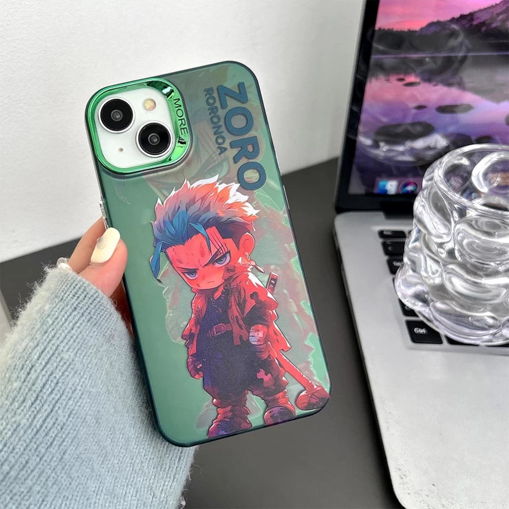 Anime One Piece: Roronoa Zoro Phone Case - Vers.21 (For iPhone)
