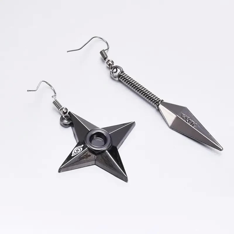 Shuriken & Kunai Mismatched Earrings – Naruto