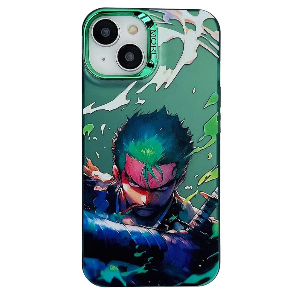 Anime One Piece: Roronoa Zoro Phone Case - Vers.12 (For iPhone)