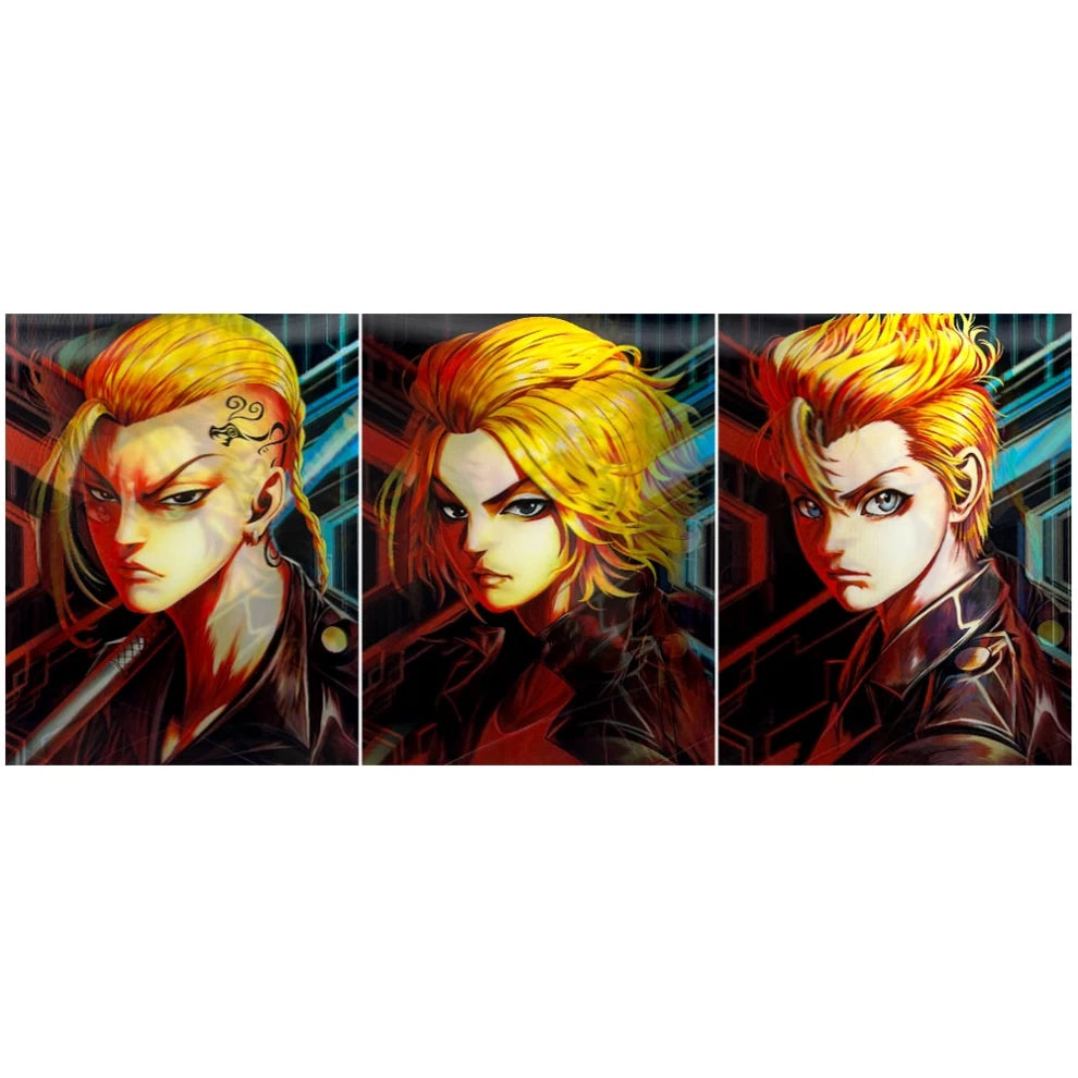 Anime Tokyo Revengers 3D Poster (3 in 1) - Vers.1