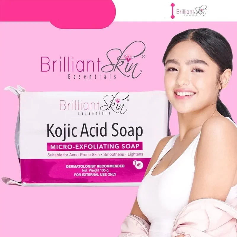 Brilliant Skin Essentials Kojic Acid Soap 135g – Brighten & Nourish Your Skin