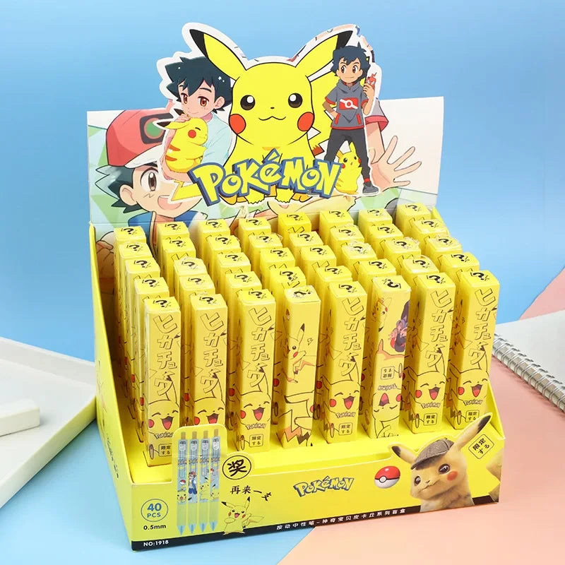Anime Pokemon Creative Press Gel Pen Cute 0.5mm Black (1pcs Only)