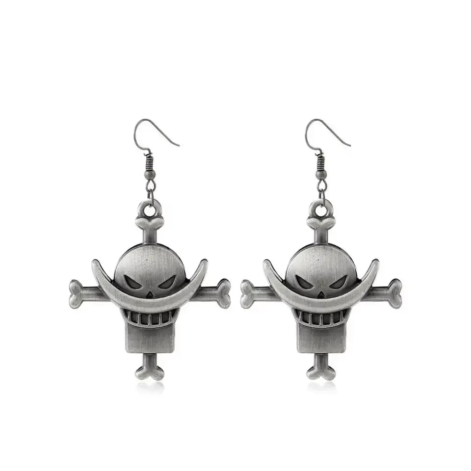 Whitebeard Pirate Earrings – One Piece