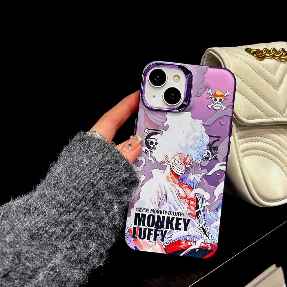 Anime One Piece: Luffy's Gear 5 Phone Case - Vers.4 (For iPhone)