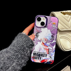 Anime One Piece: Luffy's Gear 5 Phone Case - Vers.4 (For iPhone)