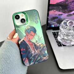 Anime One Piece: Roronoa Zoro Phone Case - Vers.22 (For iPhone)