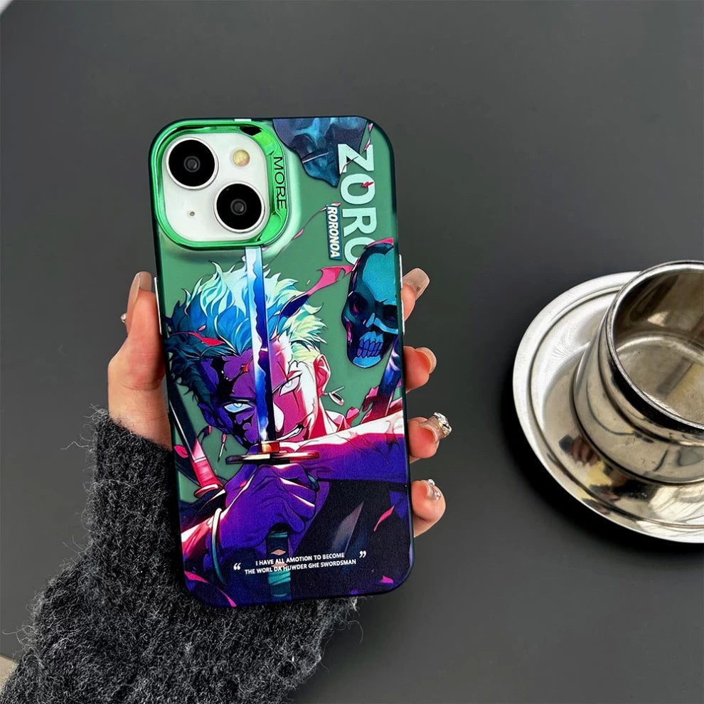 Anime One Piece: Roronoa Zoro Phone Case - Vers.15 (For iPhone)