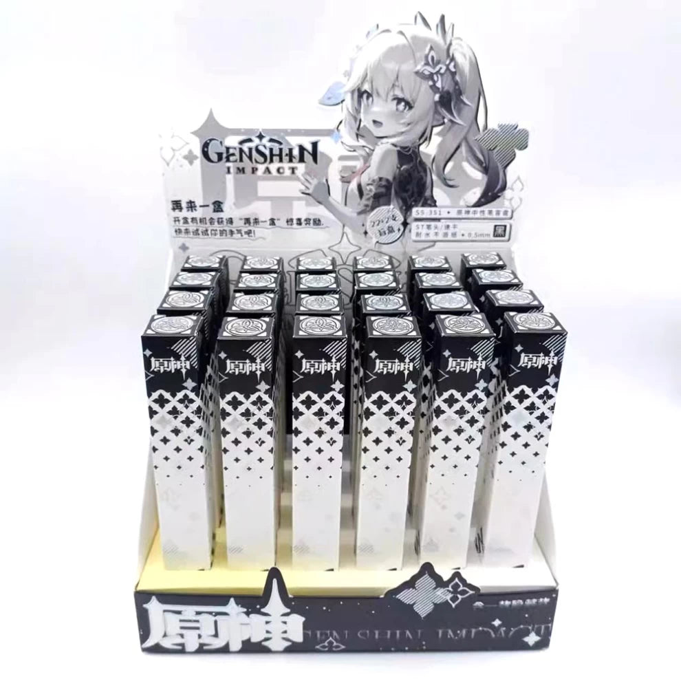 Anime Genshin Impact Gel Pen Black 03 (1pcs Only)