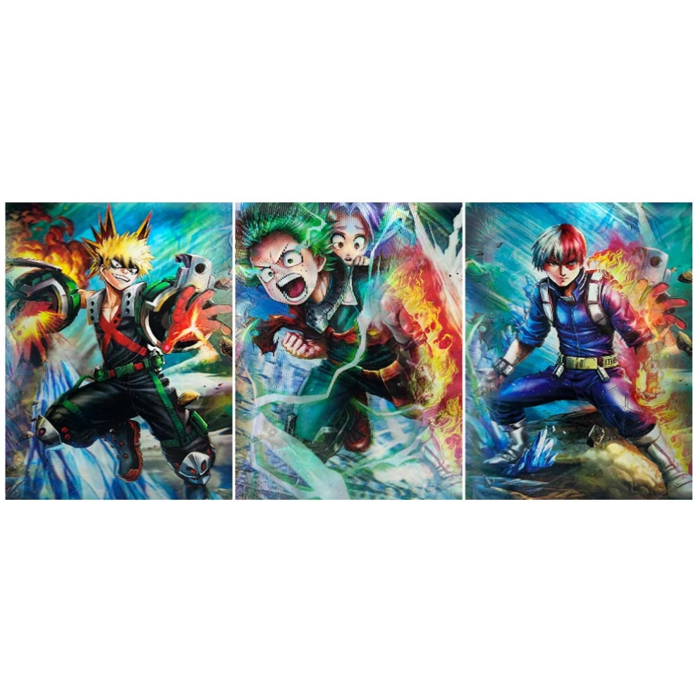 Anime My Hero Academia 3D Poster (3 in 1) - Vers.5