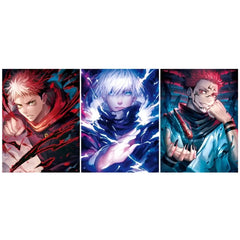 Anime Jujutsu Kaisen 3D Poster (3 in 1) - Vers.1