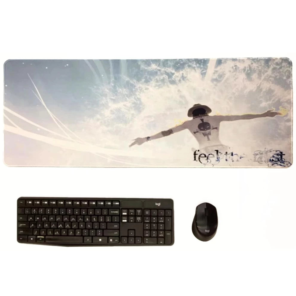 One Piece Mouse Pad – Portgas D. Ace Flame Back Pose Design