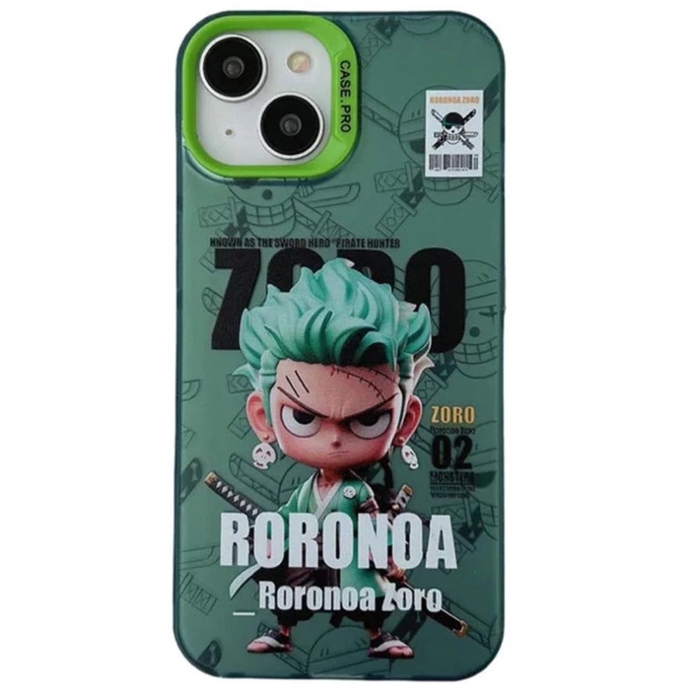 Anime One Piece: Roronoa Zoro Phone Case - Vers.2 (For iPhone)