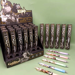 Anime Genshin Impact Gel Pen Black 02 (1pcs Only)
