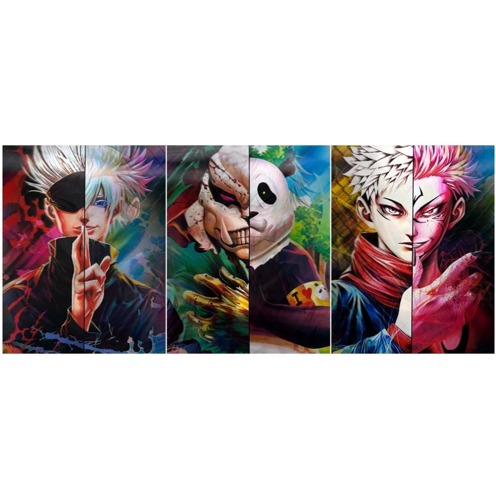 Anime Jujutsu Kaisen 3D Poster (3 in 1) - Vers.2