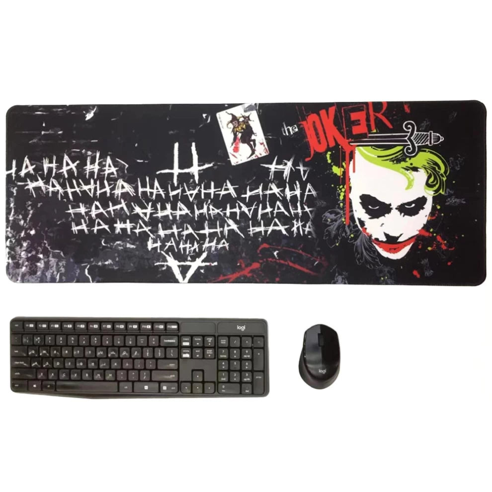 Joker Mouse Pad – Black Laughing Face Design