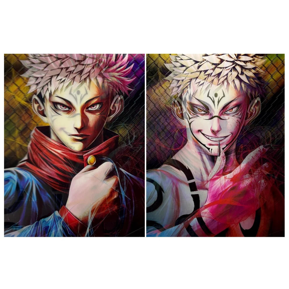 Anime Jujutsu Kaisen: Ryomen Sukuna 3D Poster (2 in 1) - Vers.2