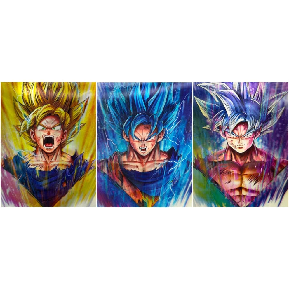 Anime Dragon Ball 3D Poster (3 in 1) - Vers.5