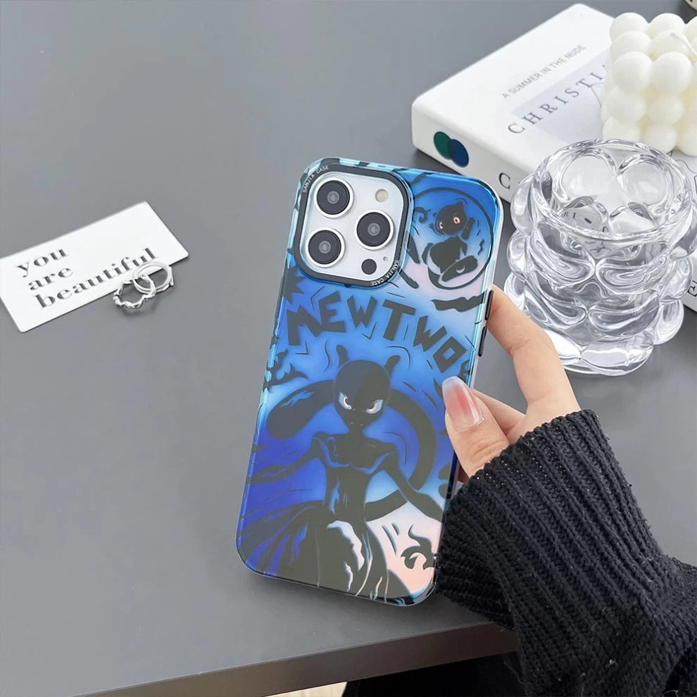 Anime Pokémon: Mewtwo Phone Case - Vers.1 (For iPhone)
