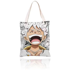 Luffy Gear 5 Tote Bag with Zipper – One Piece