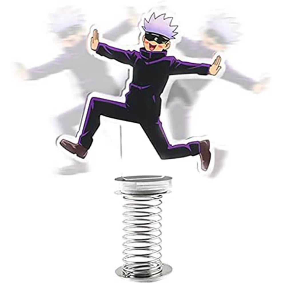 Jujutsu Kaisen Satoru Gojo Bobble Spring Figure – Car & Desk Decoration